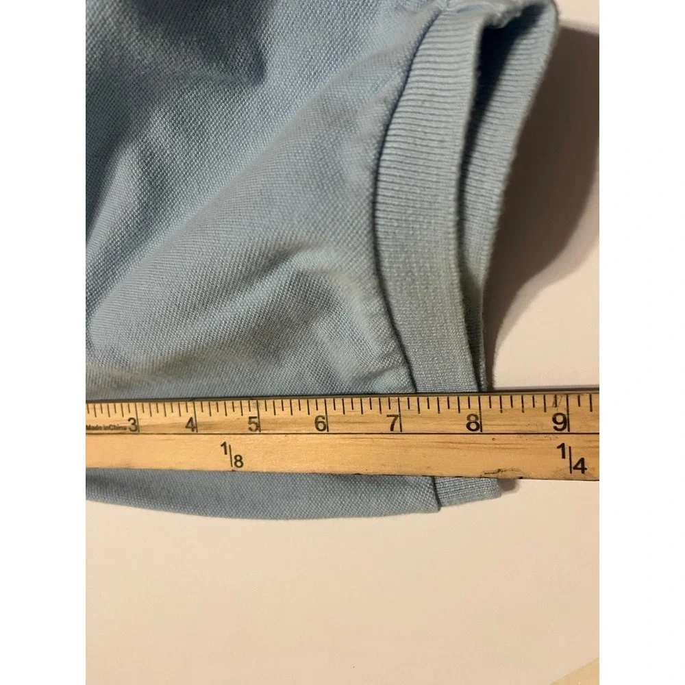 Polo Ralph Lauren Polo Shirt Mens XL Blue Short Sleeve Cotton Pink Pony Logo